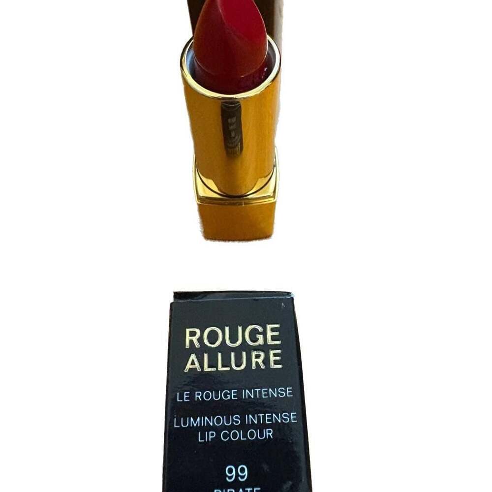 Chanel Rouge Allure Lipstick 99 Pirate 3.5g Longlasting Red
